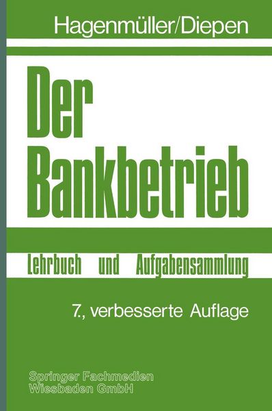 Produktbild: Der Bankbetrieb