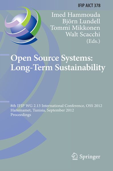 Produktbild: Open Source Systems: Long-Term Sustainability