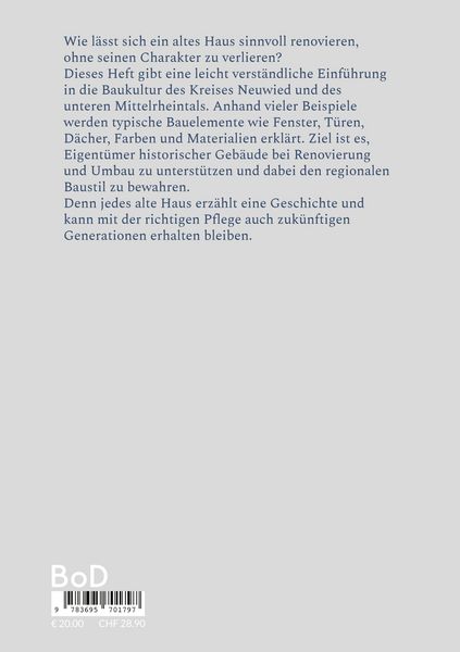 Produktbild: Historische H&auml;user im Kreis Neuwied