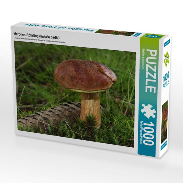 Produktbild: CALVENDO Puzzle Maronen-R&ouml;hrling (Imleria badia) | 1000 Teile Lege-Gr&ouml;&szlig;e 64x48cm Foto-Puzzle f&uuml;r gl&uuml;ckliche Stunden