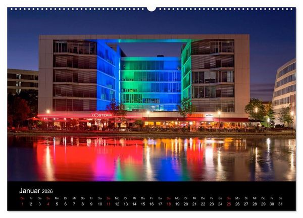 Produktbild: Duisburgs N&auml;chte (Wandkalender 2026 DIN A2 quer), CALVENDO Monatskalender