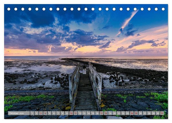Produktbild: Vlieland Perle an der Nordsee (Tischkalender 2026 DIN A5 quer), CALVENDO Monatskalender