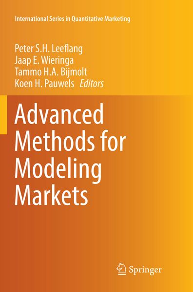 Produktbild: Advanced Methods for Modeling Markets