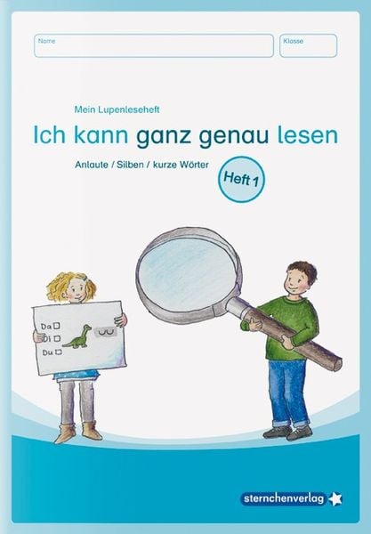 Produktbild: Mein Lupenleseheft 1 - Ich kann ganz genau lesen -
