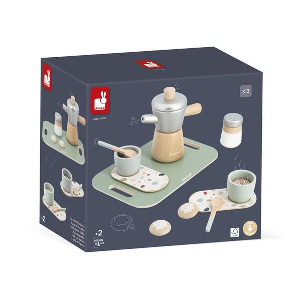 Produktbild: Italienische Kaffeemaschine &ndash; Rollenspielset mit Zubeh&ouml;r
