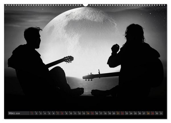 Produktbild: Sonne und Mond - faszinierend und anziehend (Wandkalender 2026 DIN A2 quer), CALVENDO Monatskalender