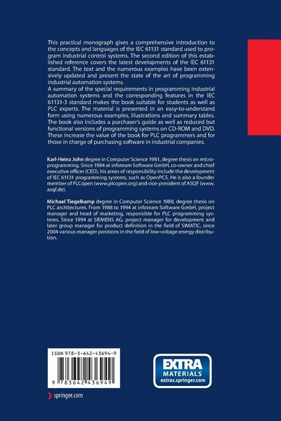Produktbild: IEC 61131-3: Programming Industrial Automation Systems