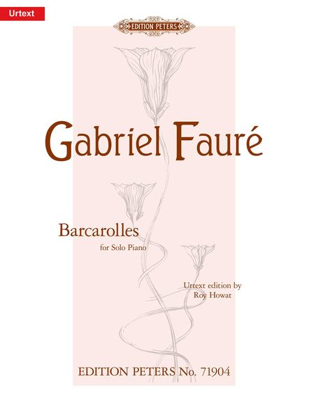Produktbild: Faur&eacute;, G: Barcarolles for Piano