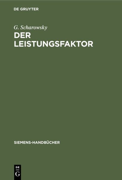 Produktbild: Der Leistungsfaktor