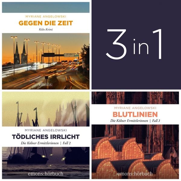 Produktbild: Starke Frauen - spannende F&auml;lle: Die K&ouml;lner Ermittlerinnen (Band 1-3) - Die K&ouml;lner Ermittlerinnen