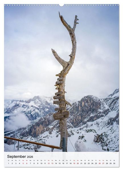 Produktbild: Garmisch-Partenkirchen und die faszinierende Bergwelt der Alpen (hochwertiger Premium Wandkalender 2026 DIN A2 hoch), Kunstdruck in Hochglanz
