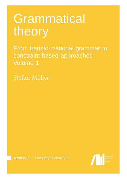Produktbild: Grammatical theory Vol. 1