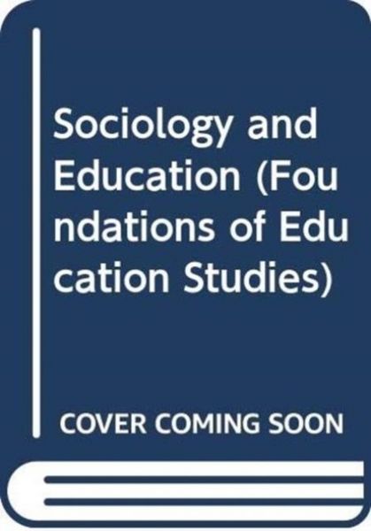 Produktbild: Sociology and Education