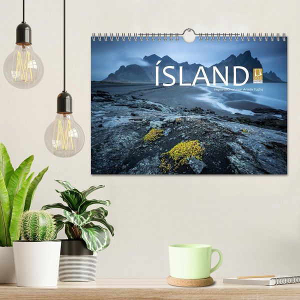 Produktbild: Island Impressionen von Armin Fuchs (Wandkalender 2026 DIN A4 quer), CALVENDO Monatskalender