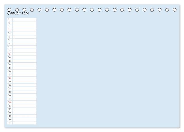 Produktbild: Bunter Bastelkalender (Tischkalender 2026 DIN A5 quer), CALVENDO Monatskalender