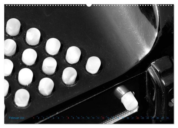 Produktbild: Akkordeon - close up (Wandkalender 2026 DIN A2 quer), CALVENDO Monatskalender