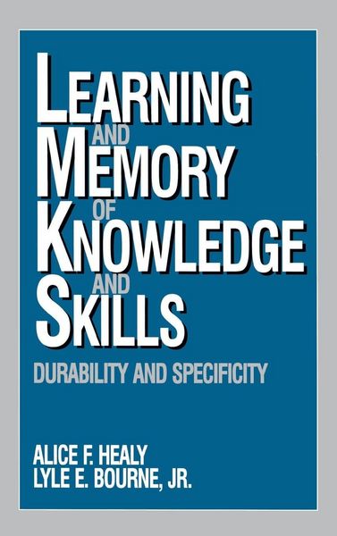 Produktbild: Learning and Memory of Knowledge and Skills
