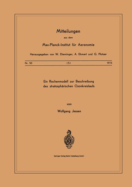 Produktbild: Ein Rechenmodell zur Beschreibung des Stratosph&auml;rischen Ozonkreislaufs