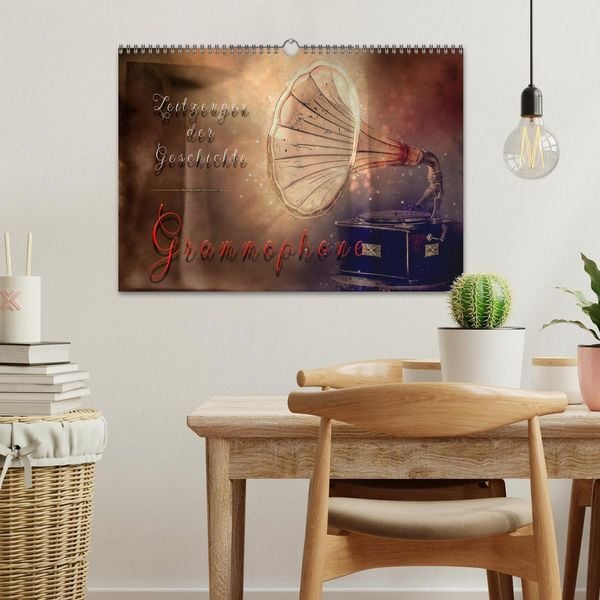 Produktbild: Grammophone - Zeitzeugen der Geschichte (Wandkalender 2026 DIN A3 quer), CALVENDO Monatskalender