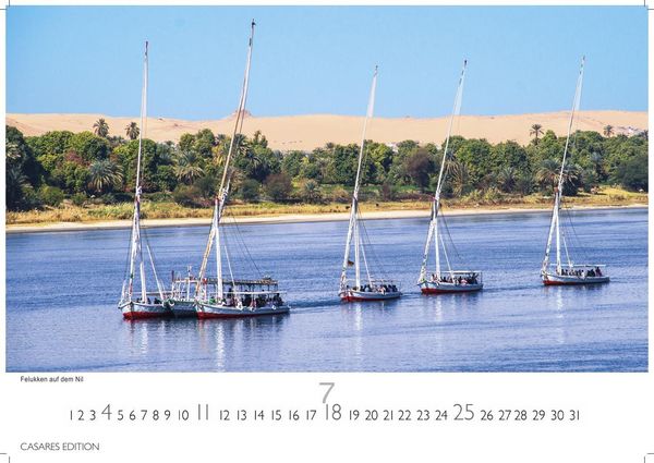 Produktbild: &Auml;gypten Kalender 2027 &ndash; Wandkalender | Fotokalender Afrika 24x35 cm - mit atemberaubenden Fotos der Pyramiden, Sphinx, Luxor & mehr