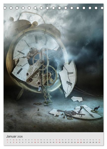 Produktbild: Zwischenzeitlich im Reich der Fantasie (Tischkalender 2026 DIN A5 hoch), CALVENDO Monatskalender