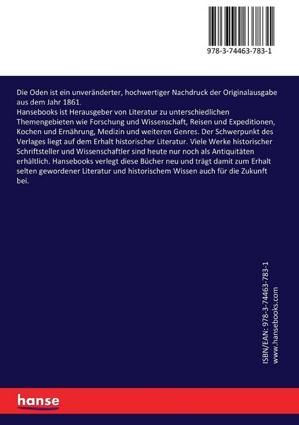 Produktbild: Die Oden