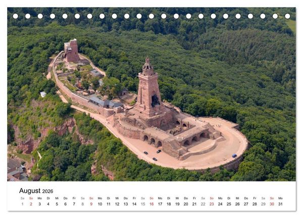 Produktbild: Th&uuml;ringen - mit Abstand betrachtet 2026 (Tischkalender 2026 DIN A5 quer), CALVENDO Monatskalender
