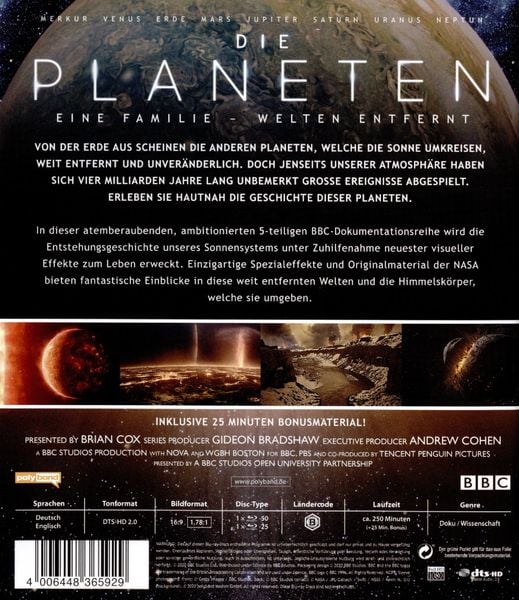 Produktbild: Die Planeten [2 BRs]
