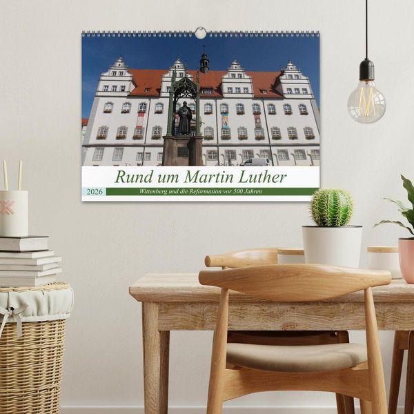 Produktbild: Rund um Martin Luther (Wandkalender 2026 DIN A3 quer), CALVENDO Monatskalender