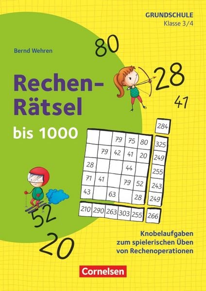 Rätseln und Üben in der Grundschule - Mathematik - Klasse 3/4, Taschenbuch von Bernd Wehren, Cornelsen Pädagogik, 978-3-589-16639-8