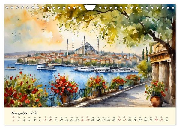 Produktbild: T&uuml;rkei - Land auf zwei Kontinenten (Wandkalender 2026 DIN A4 quer), CALVENDO Monatskalender