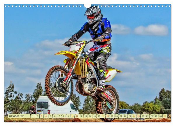 Produktbild: Motocross - so cool (Wandkalender 2026 DIN A3 quer), CALVENDO Monatskalender