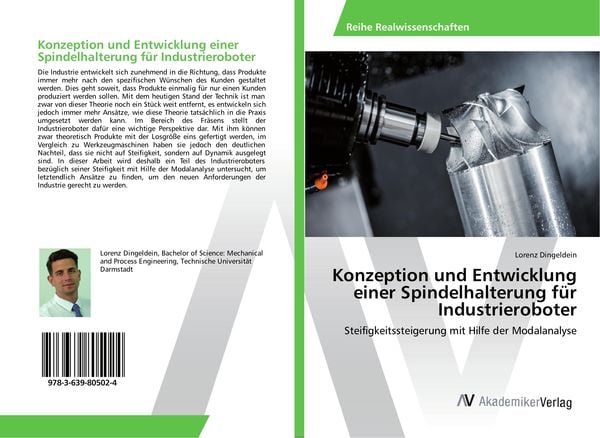 Produktbild: Konzeption und Entwicklung einer Spindelhalterung f&uuml;r Industrieroboter