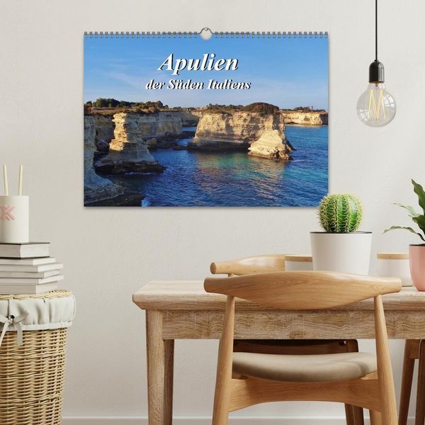 Produktbild: Apulien ... der S&uuml;den Italiens (Wandkalender 2026 DIN A3 quer), CALVENDO Monatskalender