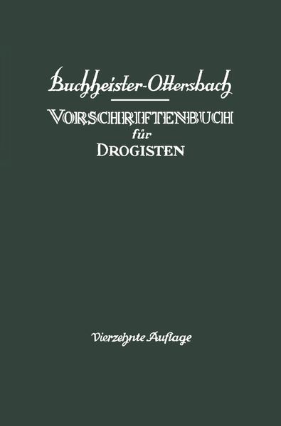 Produktbild: Vorschriftenbuch f&uuml;r Drogisten