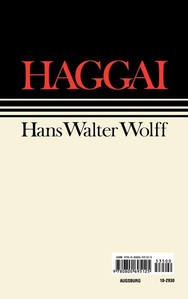 Produktbild: Haggai Continental Commentary