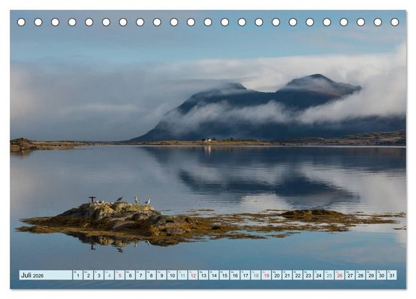 Produktbild: Norwegens Lofoten (Tischkalender 2026 DIN A5 quer), CALVENDO Monatskalender