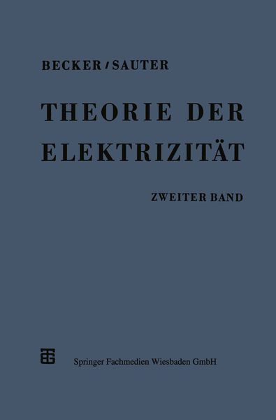 Produktbild: Theorie der Elektrizit&auml;t