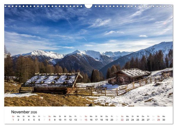 Produktbild: Almen im Ultental (Wandkalender 2026 DIN A3 quer), CALVENDO Monatskalender