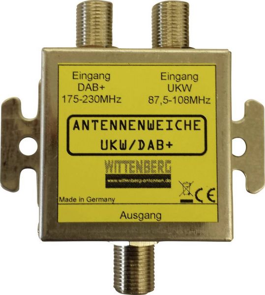 Produktbild: Wittenberg Antennen UKW & DAB+ Antennenweiche UKW, DAB+