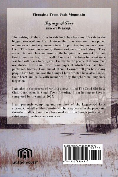 Produktbild: Legacy of Love These are My Thoughts