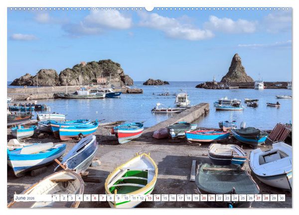 Produktbild: Sicily The Different Italy (High Quality Premium Wall Calendar 2026 DIN A2 landscape),CALVENDO 12 Month Wall Calendar