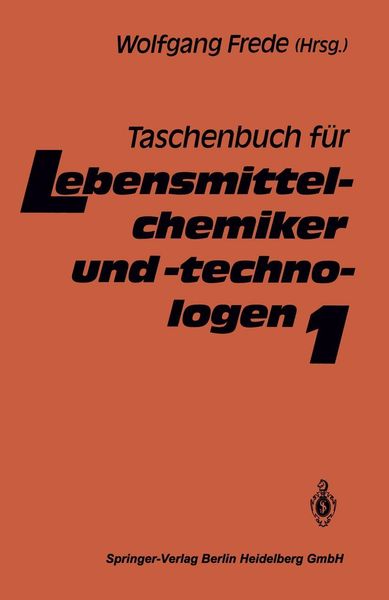 Produktbild: Taschenbuch f&uuml;r Lebensmittelchemiker und -technologen