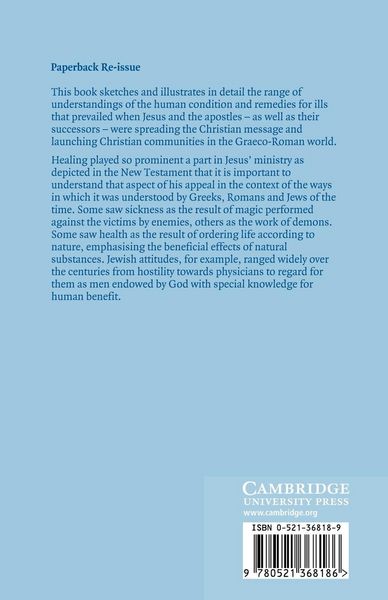 Produktbild: Medicine, Miracle and Magic in New Testament Times