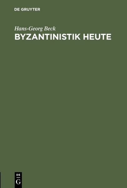 Produktbild: Byzantinistik heute