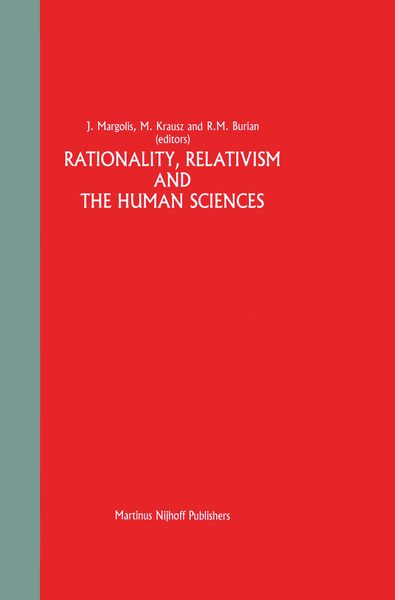 Produktbild: Rationality, Relativism and the Human Sciences