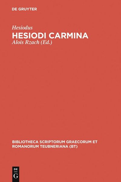 Produktbild: Hesiodi carmina