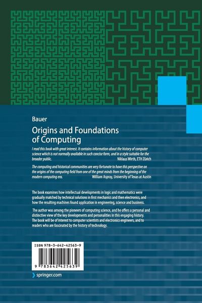 Produktbild: Origins and Foundations of Computing