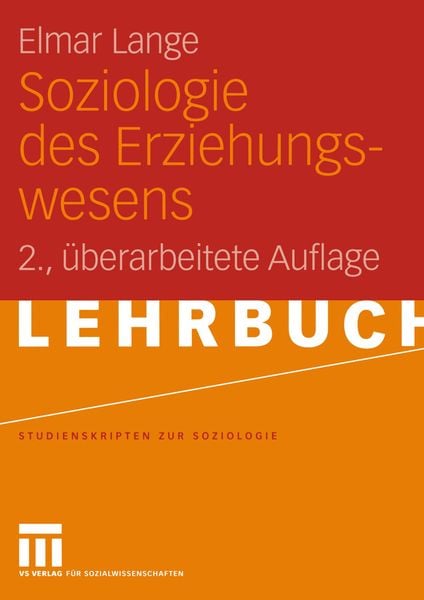 Produktbild: Soziologie des Erziehungswesens