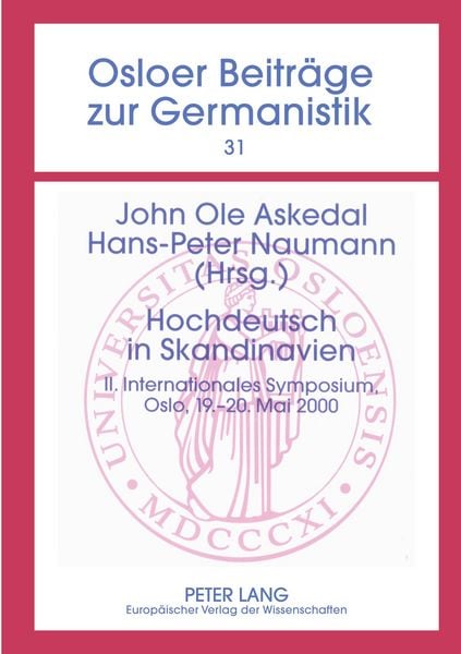 Produktbild: Hochdeutsch in Skandinavien
